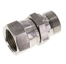 JIC-Reduziernippel UN 1-1/16''-12 Innengewinde x G3/4''-Außengewinde einstellbar Edelstahl 210bar (2950.5psi)