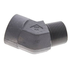 45deg Angled Fitting 1'' NPT Male x Female Steel 140bar (1967.0psi)