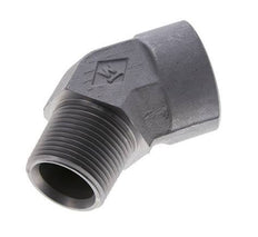 45° abgewinkeltes Fitting 1'' NPT Außengewinde x Innengewinde Stahl 140bar (1967.0psi)