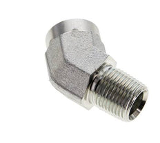 45° abgewinkeltes Anschlussstück 1/2'' NPT Außengewinde x Innengewinde Stahl 210bar (2950.5psi)