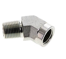 45° abgewinkeltes Anschlussstück 1/2'' NPT Außengewinde x Innengewinde Stahl 210bar (2950.5psi)
