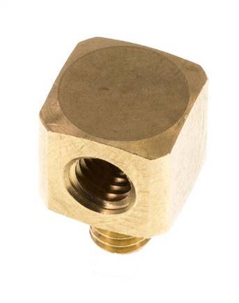 90deg Angled Fitting M5 Male x Female Brass 16bar (224.8psi) [5 Pieces]