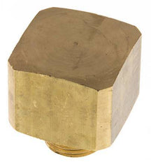 90 Grad abgewinkeltes Fitting G1/2'' Außengewinde x Innengewinde Messing 16bar (224.8psi)