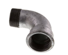 90 Grad abgewinkeltes Fitting 1 1/2'' Außengewinde R x Innengewinde Rp kurz Gusseisen 25bar (351.25psi)