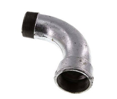 90 Grad abgewinkeltes Fitting 2'' Außengewinde R x Innengewinde Rp lang Gusseisen 25bar (351.25psi)