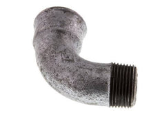 90 Grad abgewinkeltes Fitting 1'' Außengewinde R x Innengewinde Rp kurz Gusseisen 25bar (351.25psi)