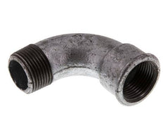 90 Grad abgewinkeltes Fitting 1'' Außengewinde R x Innengewinde Rp kurz Gusseisen 25bar (351.25psi)