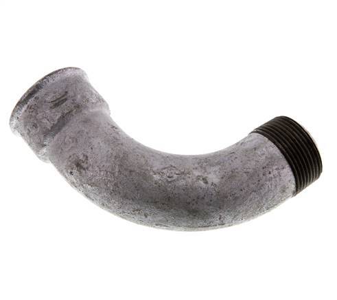 90deg Angled Fitting 1 1/4'' Male R x Female Rp Long Cast Iron 25bar (351.25psi)
