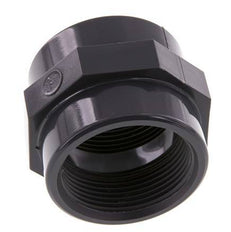 Muffe Rp1 1/2'' Innengewinde PVC-U 16bar (224.8psi) EN 1452-3 [2 Stück]