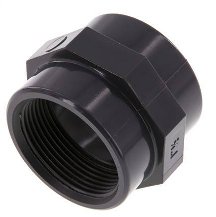 Muffe Rp1 1/2'' Innengewinde PVC-U 16bar (224.8psi) EN 1452-3 [2 Stück]