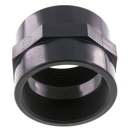 Socket Rp3'' Female PVC-U 16bar (224.8psi) EN 1452-3