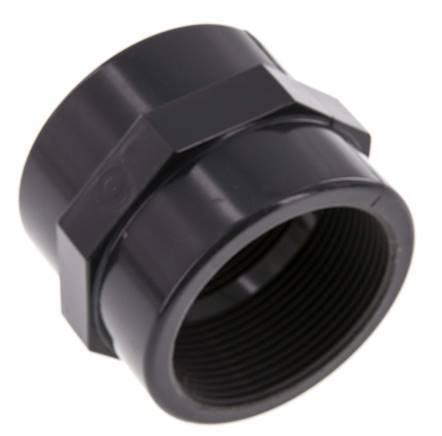 Socket Rp2'' Female PVC-U 16bar (224.8psi) EN 1452-3