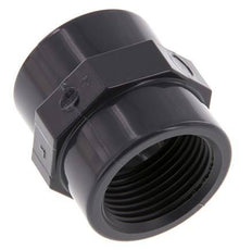 Socket Rp1'' Female PVC-U 16bar (224.8psi) EN 1452-3 [2 Pieces]