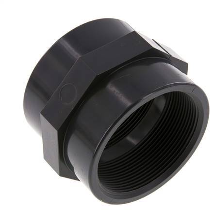 Socket Rp2 1/2'' Female PVC-U 16bar (224.8psi) EN 1452-3