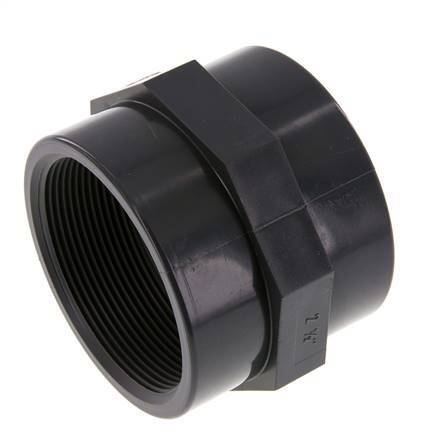 Socket Rp2 1/2'' Female PVC-U 16bar (224.8psi) EN 1452-3