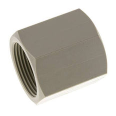 Muffe G1 1/4'' Innengewinde Polypropylen (pp) 10bar (140,5psi) FDA 50mm Sechskant