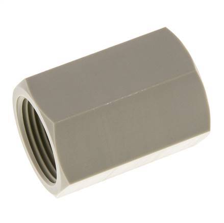 Muffe G3/4'' Innengewinde Polypropylen (pp) 10bar (140,5psi) FDA 32mm Sechskant