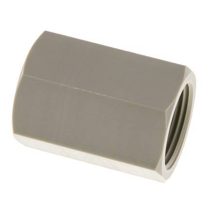 Muffe G3/4'' Innengewinde Polypropylen (pp) 10bar (140,5psi) FDA 32mm Sechskant