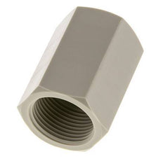 Muffe G3/4'' Innengewinde Polypropylen (pp) 10bar (140,5psi) FDA 32mm Sechskant