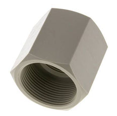Muffe G1 1/2'' Innengewinde Polypropylen (pp) 10bar (140,5psi) FDA 55mm Sechskant