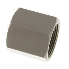 Muffe G1 1/2'' Innengewinde Polypropylen (pp) 10bar (140,5psi) FDA 55mm Sechskant