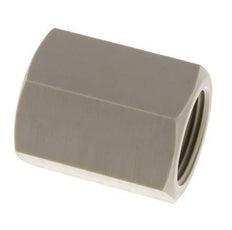 Buchse G1'' Innengewinde Polypropylen (pp) 10bar (140,5psi) FDA 43mm Sechskant