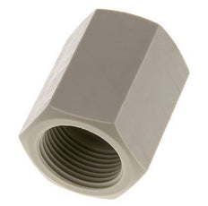 Buchse G1'' Innengewinde Polypropylen (pp) 10bar (140,5psi) FDA 43mm Sechskant