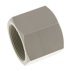 Muffe G2'' Innengewinde Polypropylen (pp) 10bar (140,5psi) FDA 70mm Sechskant
