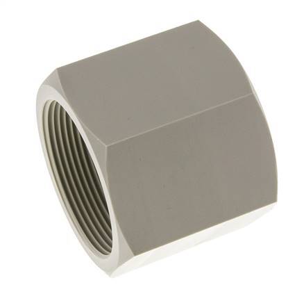 Muffe G2'' Innengewinde Polypropylen (pp) 10bar (140,5psi) FDA 70mm Sechskant