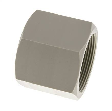 Muffe G2'' Innengewinde Polypropylen (pp) 10bar (140,5psi) FDA 70mm Sechskant