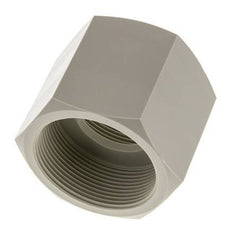 Muffe G2'' Innengewinde Polypropylen (pp) 10bar (140,5psi) FDA 70mm Sechskant