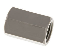 Muffe G3/8'' Innengewinde Polypropylen (pp) 10bar (140,5psi) FDA 22mm Sechskant