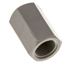 Muffe G3/8'' Innengewinde Polypropylen (pp) 10bar (140,5psi) FDA 22mm Sechskant
