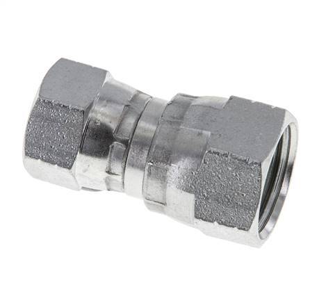 JIC Reduzierverbinder UNF 9/16''-18 x UNF 3/4''-16 Stahl 275bar (3863.75psi)