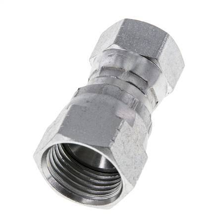 JIC Reduzierverbinder UNF 9/16''-18 x UNF 3/4''-16 Stahl 275bar (3863.75psi)