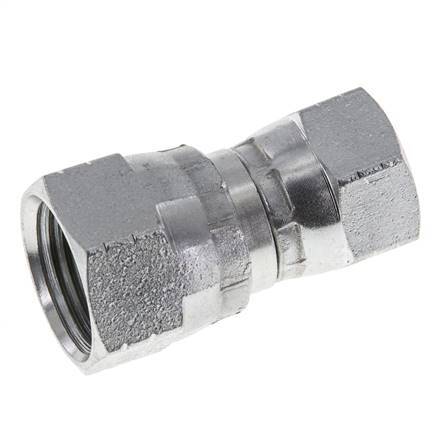 JIC Reduzierverbinder UNF 9/16''-18 x UNF 3/4''-16 Stahl 275bar (3863.75psi)