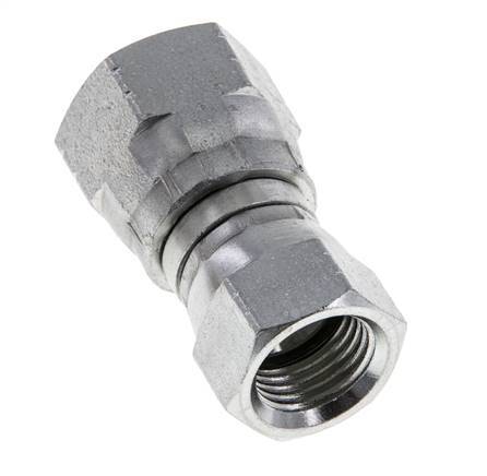 JIC Reduzierverbinder UNF 9/16''-18 x UNF 3/4''-16 Stahl 275bar (3863.75psi)