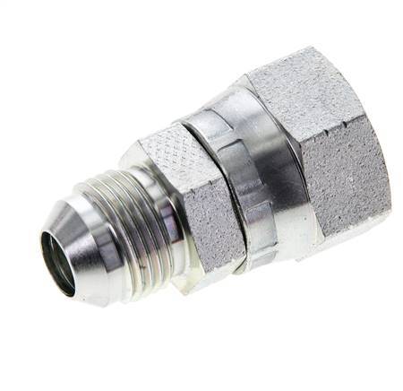 JIC Reduziernippel UNF 3/4''-16 Außengewinde x UNF 7/8''-14 Innengewinde Stahl 210bar (2950.5psi)