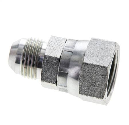 JIC Reduziernippel UNF 3/4''-16 Außengewinde x UNF 7/8''-14 Innengewinde Stahl 210bar (2950.5psi)