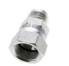 JIC Reduziernippel UNF 3/4''-16 Außengewinde x UNF 7/8''-14 Innengewinde Stahl 210bar (2950.5psi)