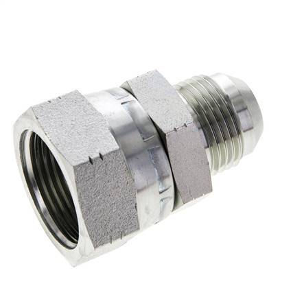 JIC Reduziernippel UN 1-1/16''-12 Außengewinde x UN 1-5/16''-12 Innengewinde Stahl 170bar (2388.5psi)
