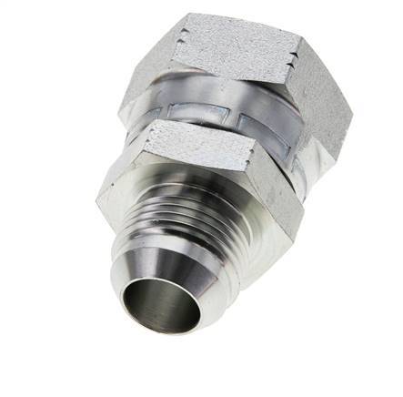 JIC Reducing Nipple UN 1-1/16''-12 Male x UN 1-5/16''-12 Female Steel 170bar (2388.5psi)