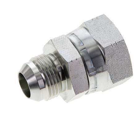 JIC Reduziernippel UN 1-1/16''-12 Außengewinde x UN 1-5/16''-12 Innengewinde Stahl 170bar (2388.5psi)