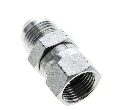 JIC Nippel UNF 3/4''-16 Außengewinde x Innengewinde Stahl 275bar (3863.75psi)
