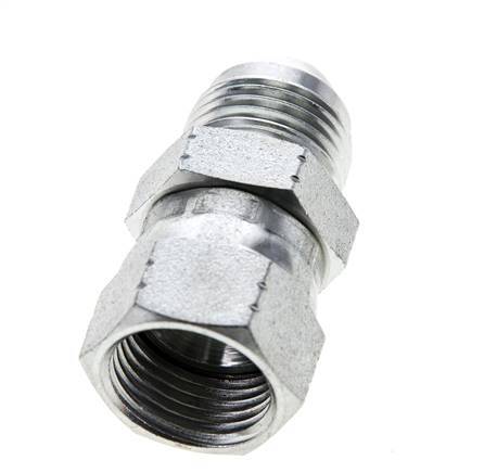JIC Nippel UNF 3/4''-16 Außengewinde x Innengewinde Stahl 275bar (3863.75psi)