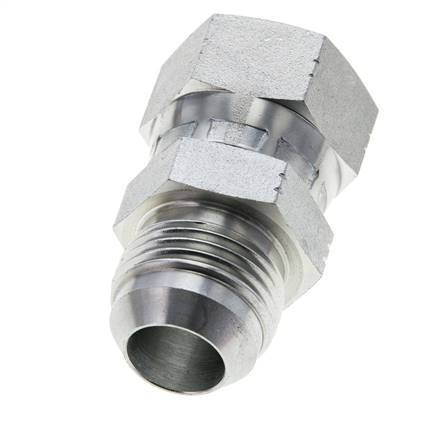JIC Reduziernippel UN 1-1/16''-12 Außengewinde x UN 1-1/16''-12 Innengewinde Stahl 210bar (2950.5psi)