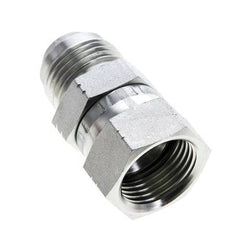 JIC Reduziernippel UN 1-1/16''-12 Außengewinde x UN 1-1/16''-12 Innengewinde Stahl 210bar (2950.5psi)
