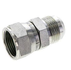 JIC-Nippel UN 1-3/16''-12 Stecker x Buchse Stahl 170bar (2388.5psi)