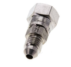 JIC-Nippel UNF 7/16''-20 Stecker x Buchse Edelstahl 310bar (4355.5psi)