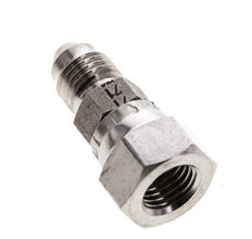 JIC-Nippel UNF 7/16''-20 Stecker x Buchse Edelstahl 310bar (4355.5psi)